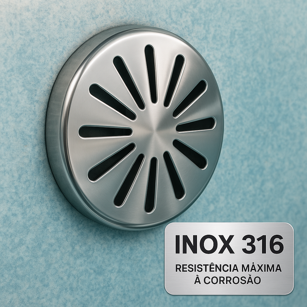 Inox 316 Maciço de Grau Naval