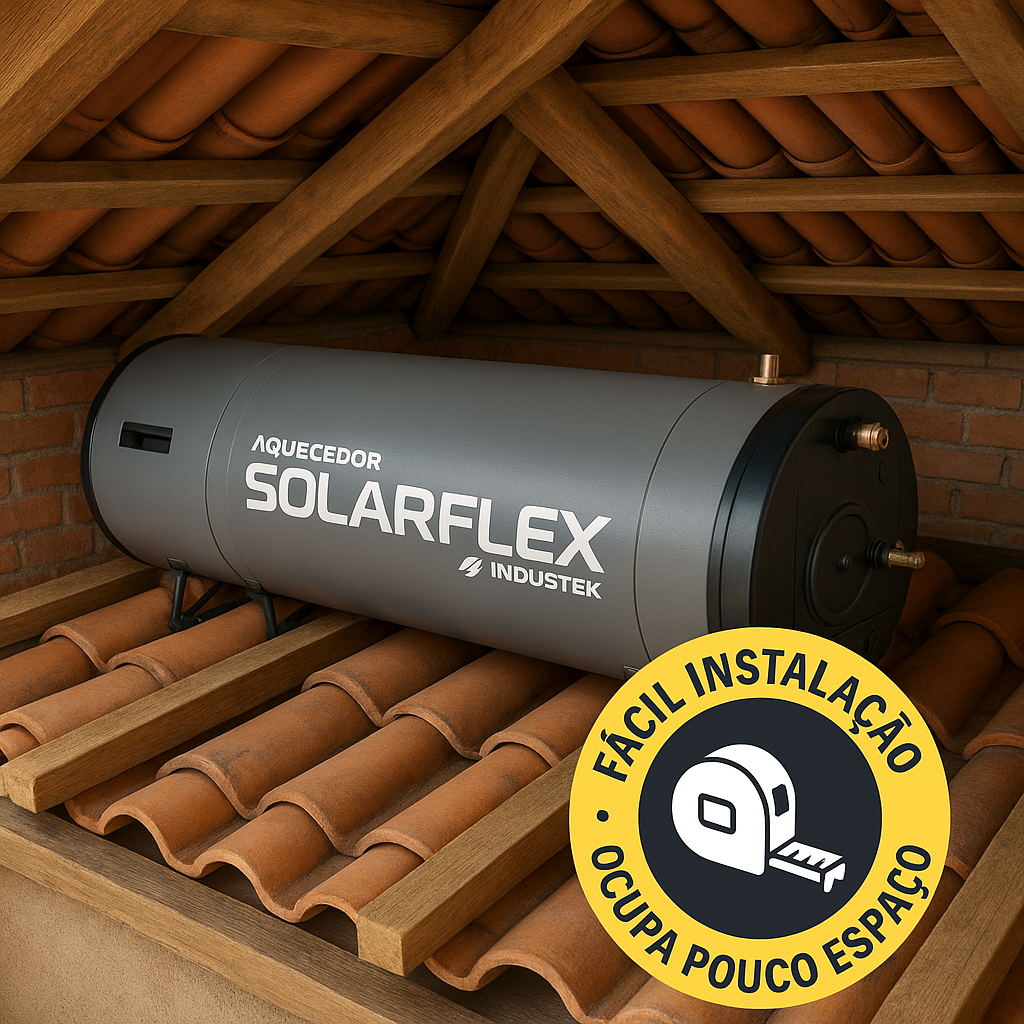 Menor Custo e Espaço de Instalação