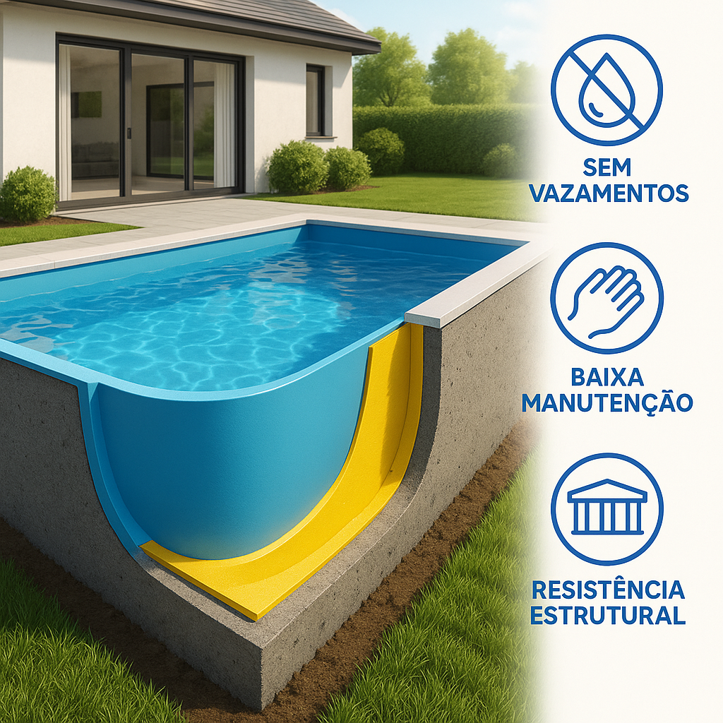 Estrutura Impermeável e Resistente a Rachadura