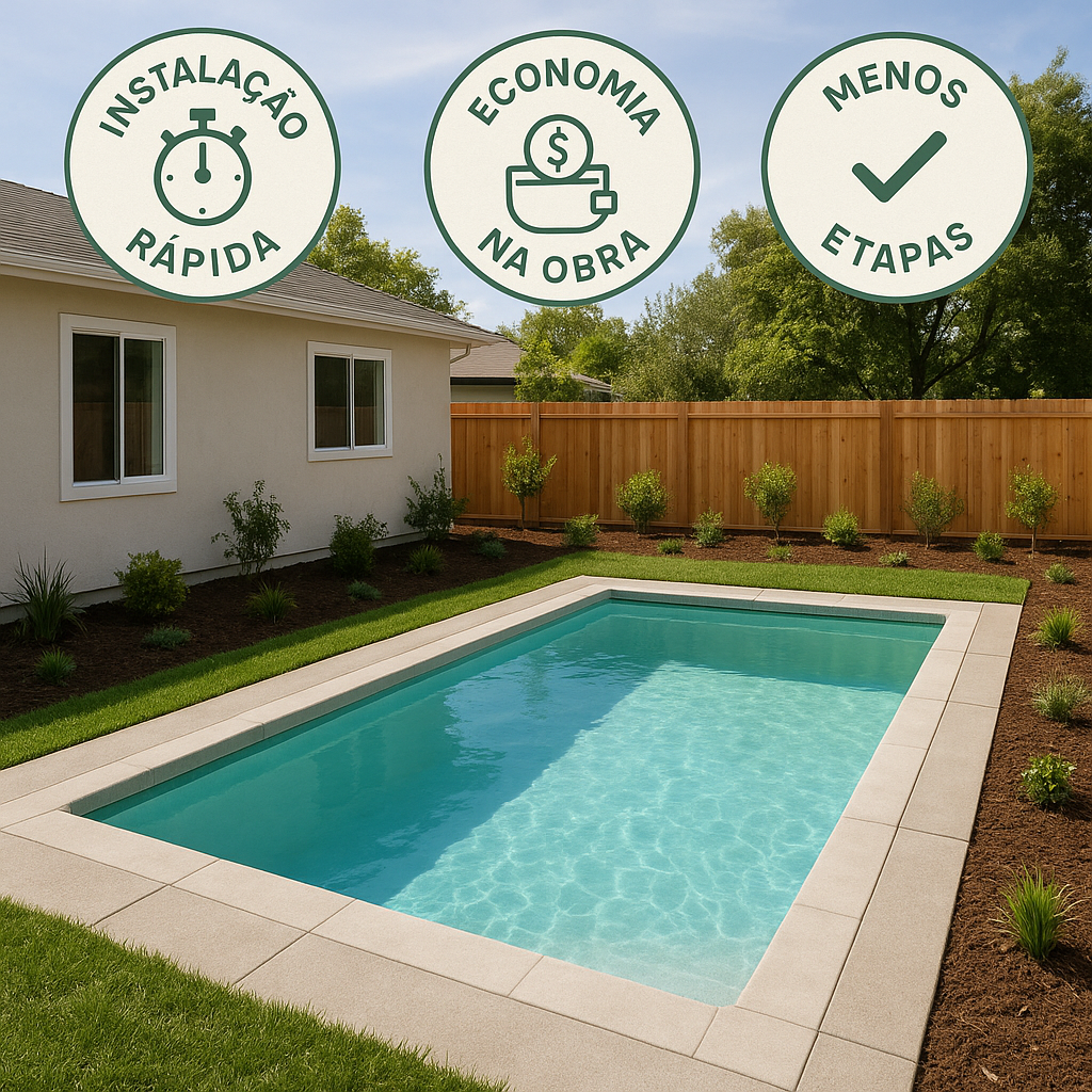 Instalação Rápida e Menor Custo de Obra