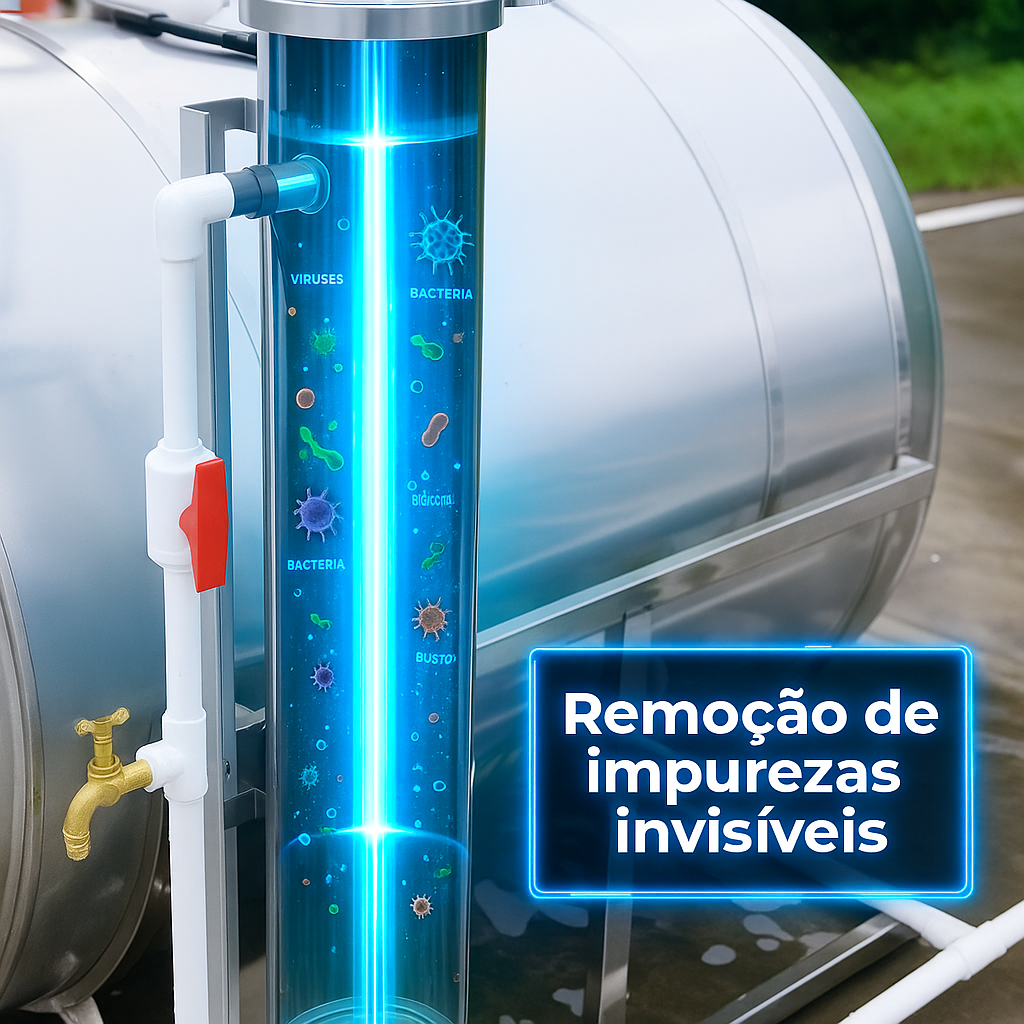 Ultrafiltração por Membrana de PVDF