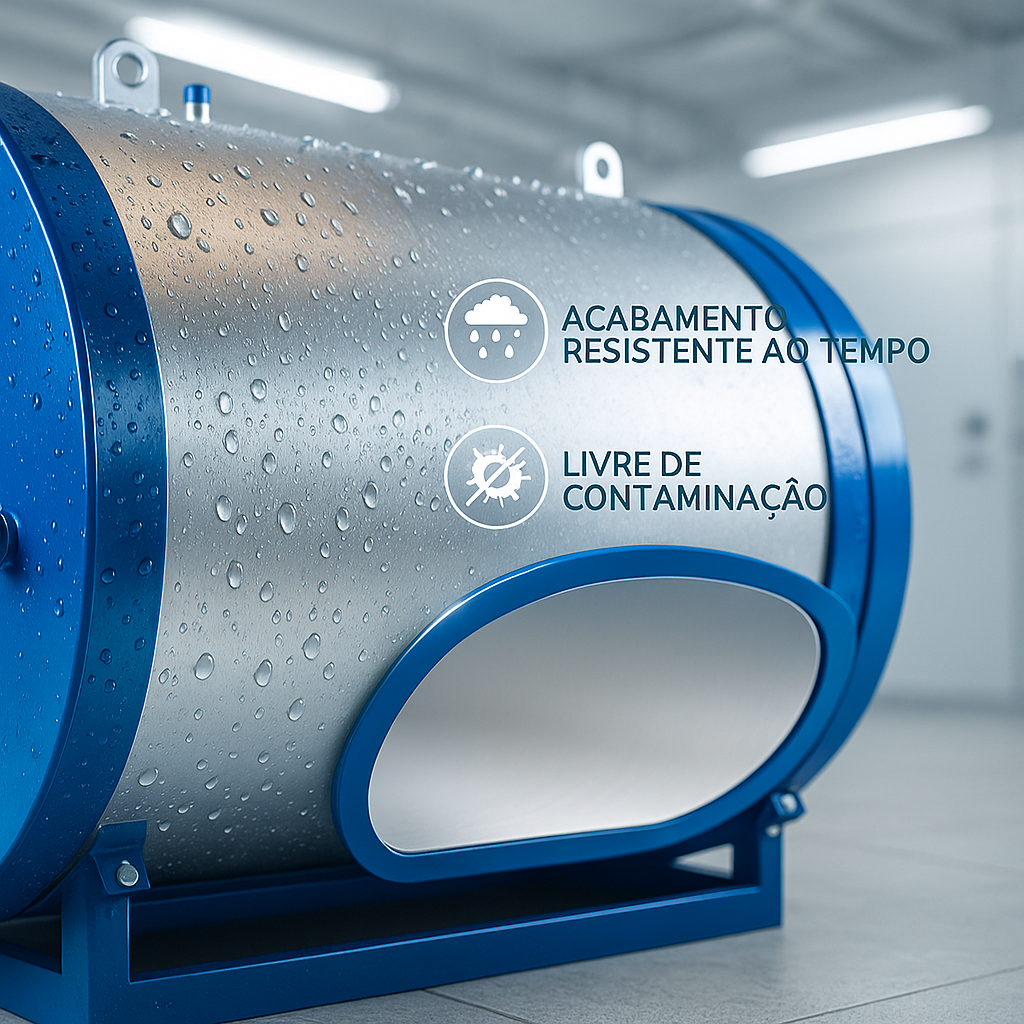 Acabamento Premium e Livre de Contaminação